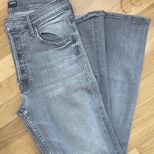 MOTHER Gray Denim Jeans